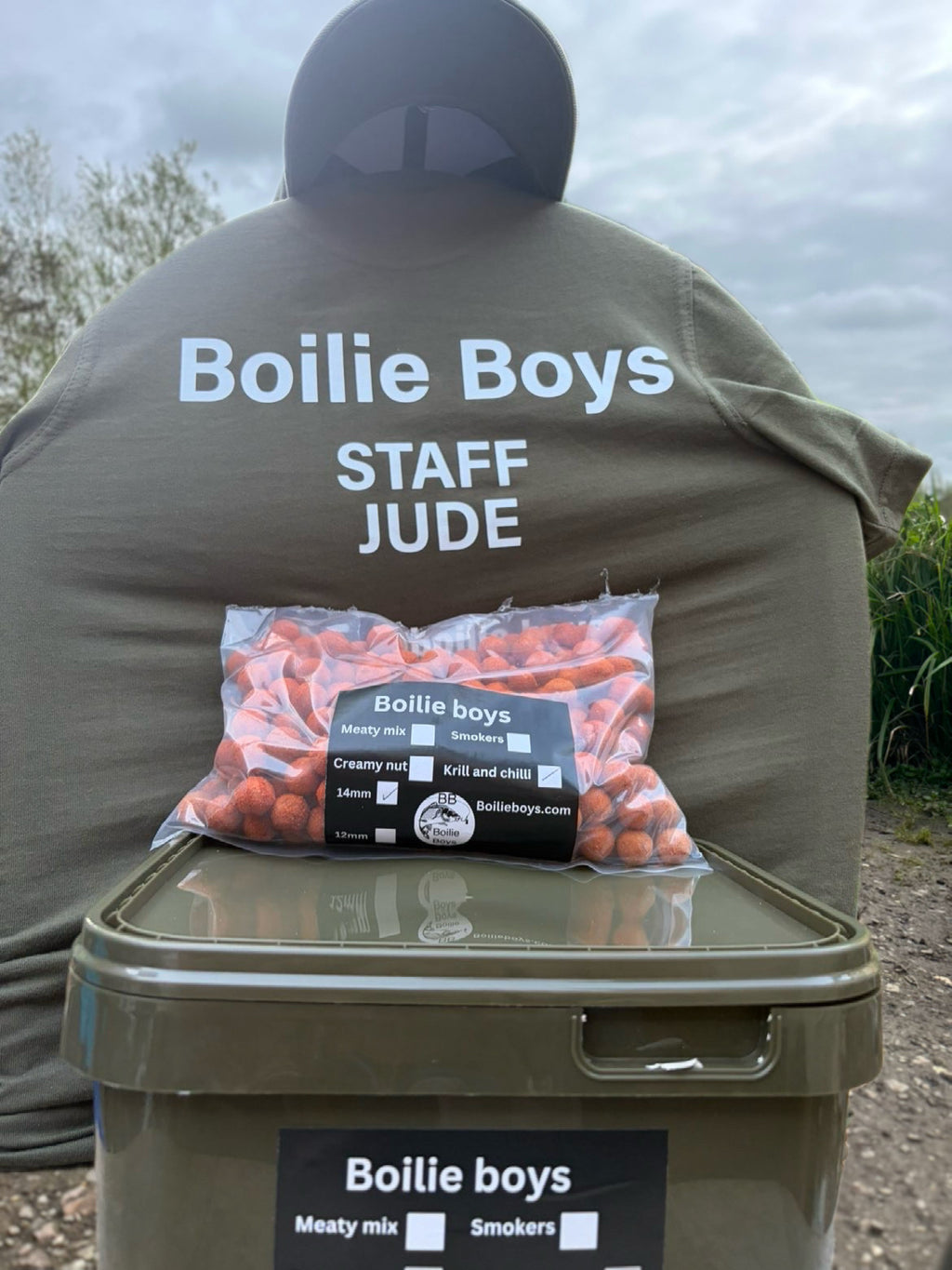 Chilli & krill boilies